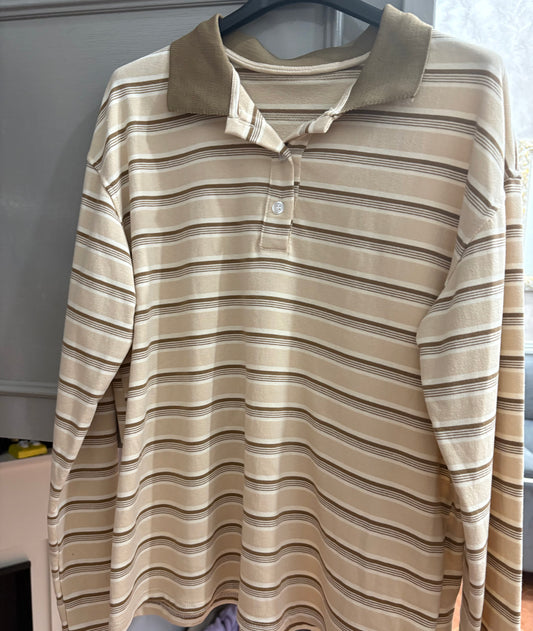 Polo marrone
